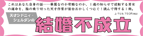結婚不成立 シドニィ・シェルダン